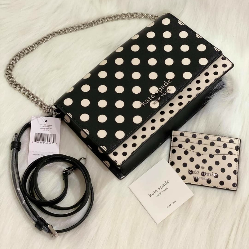 ♠️CAMERON PICTURE DOT♠️
CONVERTIBLE BAG WITH FREE